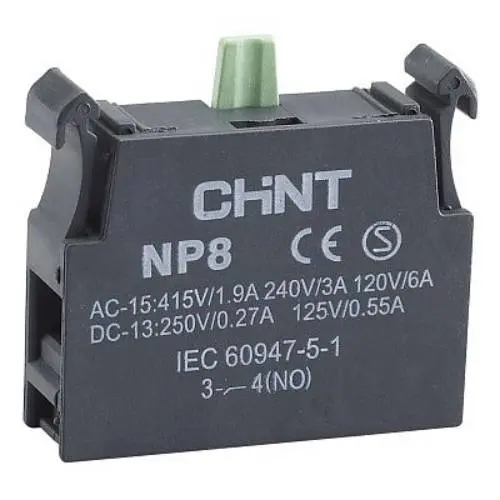 Блок контактный CHINT 1НО для NP8 (R)