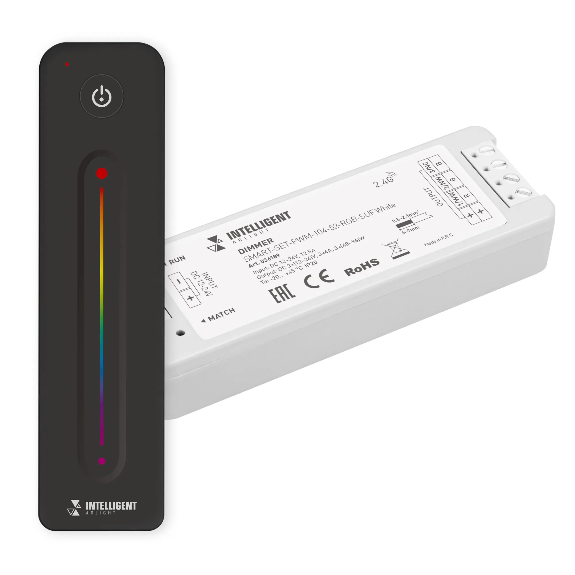 Диммер Arlight SMART-SET-PWM-104-52-RGB-SUF 12/24В 3х4А