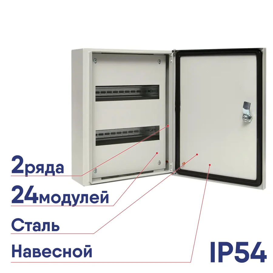 Щит ЩРН-24 (395х310х120) IP54 Basic EKF mb24-24-bas